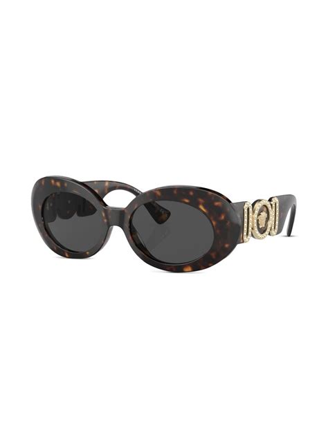 versace runde sonnenbrille|Versace Eyewear Runde Sonnenbrille .